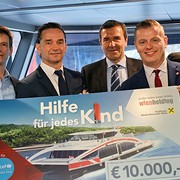 Twin City Liner: 10.000 Euro Spende an UNICEF &Ouml;sterreich